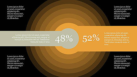 Plantilla de presentación de efecto ondulado, Diapositiva 12, 04124, Modelos de negocios — PoweredTemplate.com
