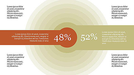 Plantilla de presentación de efecto ondulado, Diapositiva 4, 04124, Modelos de negocios — PoweredTemplate.com