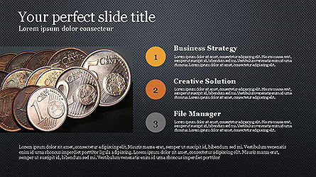 금융 투자 프레 젠 테이션 템플릿, 슬라이드 12, 04126, 프로세스 도표 — PoweredTemplate.com