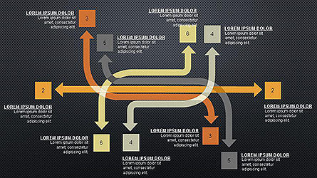 Pilihan Warna-warni Dan Diagram, Slide 14, 04127, Templat Presentasi — PoweredTemplate.com