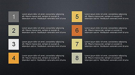 Bunte Optionen und Diagramme, Folie 15, 04127, Präsentationsvorlagen — PoweredTemplate.com
