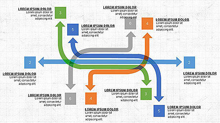 Opciones y diagramas coloridos, Diapositiva 6, 04127, Plantillas de presentación — PoweredTemplate.com