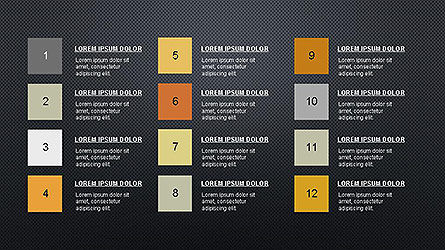 Opciones y diagramas coloridos, Diapositiva 9, 04127, Plantillas de presentación — PoweredTemplate.com