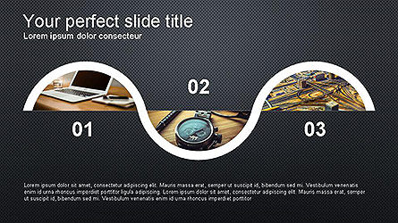 Lines and Shapes Presentation Template, Slide 10, 04130, Presentation Templates — PoweredTemplate.com