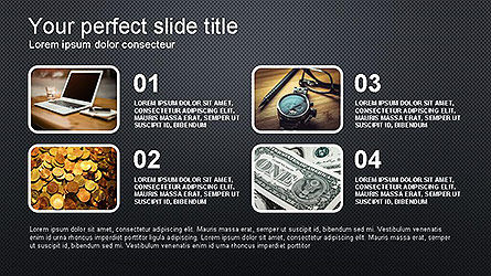 Lines and Shapes Presentation Template, Slide 12, 04130, Presentation Templates — PoweredTemplate.com