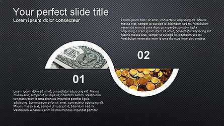 Lines and Shapes Presentation Template, Slide 16, 04130, Presentation Templates — PoweredTemplate.com