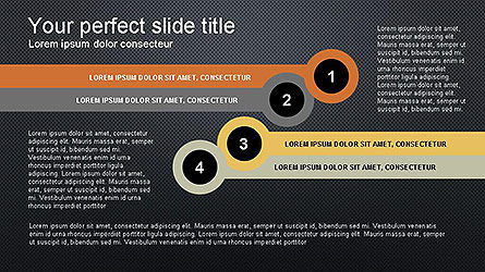 Formes de style papier, Diapositive 14, 04132, Formes — PoweredTemplate.com