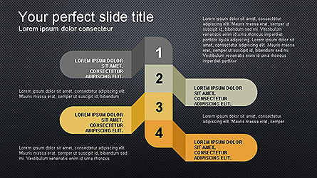 Formas de estilo de papel, Diapositiva 15, 04132, Formas — PoweredTemplate.com