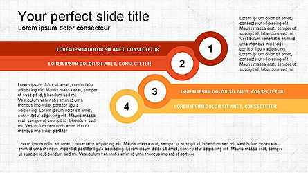 Formas de estilo de papel, Diapositiva 6, 04132, Formas — PoweredTemplate.com