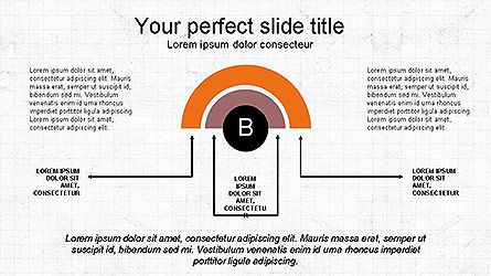 5 Step Process Diagram, Slide 2, 04133, Process Diagrams — PoweredTemplate.com