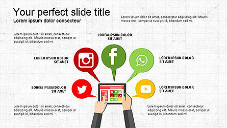 Social Media Monetization Presentation Template, Slide 4, 04134, Presentation Templates — PoweredTemplate.com