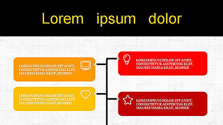 Presentazione con icone, Slide 4, 04136, icone — PoweredTemplate.com