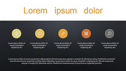 Presentación con iconos, Diapositiva 9, 04136, Iconos — PoweredTemplate.com