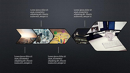 Diagramme de style pétale, Diapositive 14, 04137, Modèles de présentations — PoweredTemplate.com