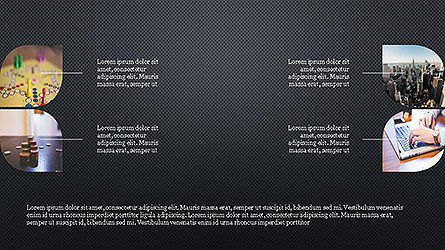 Diagramme de style pétale, Diapositive 16, 04137, Modèles de présentations — PoweredTemplate.com