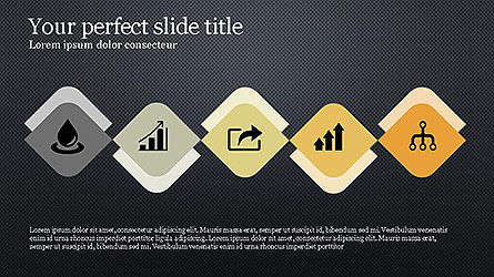 Concept des étapes du projet, Diapositive 10, 04145, Schémas d'étapes — PoweredTemplate.com