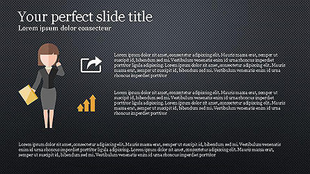 Concept des étapes du projet, Diapositive 13, 04145, Schémas d'étapes — PoweredTemplate.com