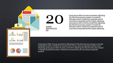 Plantilla de presentación de noticias y medios, Diapositiva 14, 04148, Plantillas de presentación — PoweredTemplate.com
