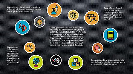 Modèle de présentation de l'éducation, Diapositive 12, 04150, Modèles de présentations — PoweredTemplate.com