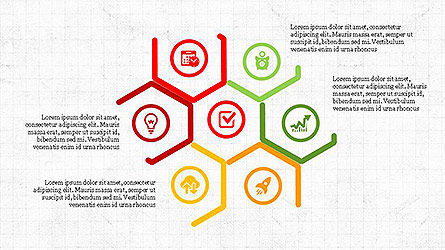 Modèle de présentation de l'expédition des processus, Diapositive 7, 04151, Schémas de procédés — PoweredTemplate.com