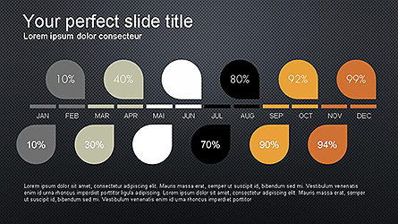 Modèle de présentation de la chronologie, Diapositive 12, 04152, Modèles de présentations — PoweredTemplate.com