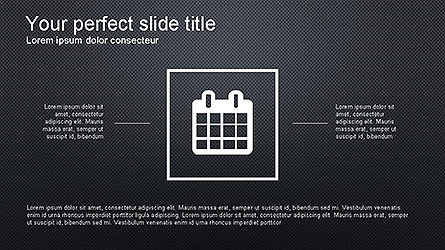 Modèle de présentation des icônes minimalistes, Modele PowerPoint, 04159, Icônes — PoweredTemplate.com