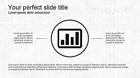 Icone minimale modello di presentazione, Slide 11, 04159, icone — PoweredTemplate.com