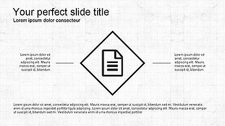 Icone minimale modello di presentazione, Slide 13, 04159, icone — PoweredTemplate.com