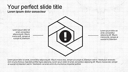 Icone minimale modello di presentazione, Slide 15, 04159, icone — PoweredTemplate.com