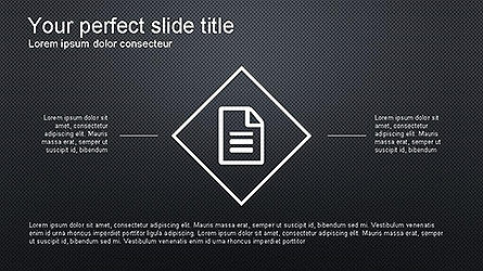 Modèle de présentation des icônes minimalistes, Diapositive 5, 04159, Icônes — PoweredTemplate.com