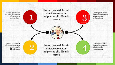 Colorful Options Presentation Template, Slide 4, 04161, Process Diagrams — PoweredTemplate.com