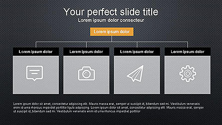 Sequenza presentazione concept, Slide 9, 04162, Grafici Organizzativi — PoweredTemplate.com