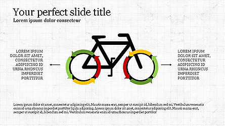 Colorful diagramas de processo circular, Modelo do PowerPoint, 04163, Gráficos circulares — PoweredTemplate.com