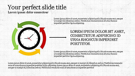 Kleurrijke circulaire procesdiagrammen, Dia 5, 04163, Cirkeldiagram — PoweredTemplate.com