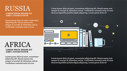 Plantilla de presentación de negocio en acción, Diapositiva 12, 04164, Plantillas de presentación — PoweredTemplate.com