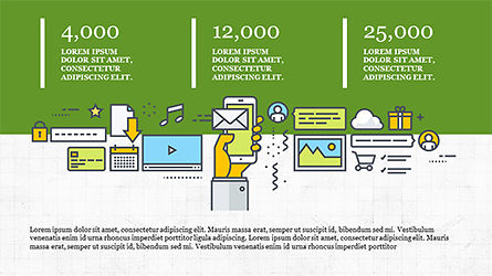 Plantilla de presentación de negocio en acción, Diapositiva 2, 04164, Plantillas de presentación — PoweredTemplate.com