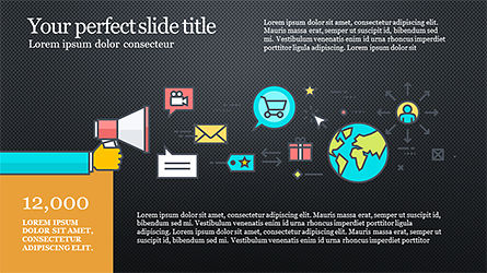 Business in Action Presentation Template, Slide 9, 04164, Presentation Templates — PoweredTemplate.com
