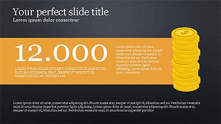 Plantilla de presentación infográfica de inicio, Diapositiva 11, 04169, Infografías — PoweredTemplate.com