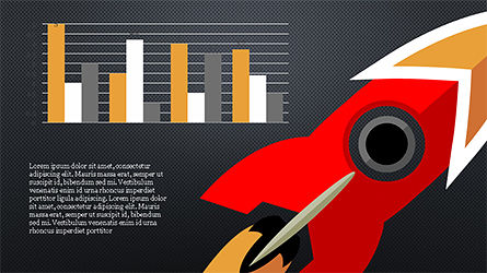 Plantilla de presentación infográfica de inicio, Diapositiva 14, 04169, Infografías — PoweredTemplate.com
