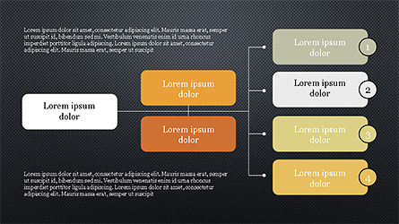 Organigrammes définis, Diapositive 9, 04171, Graphiques organisationnels — PoweredTemplate.com