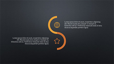 Modèle de présentation plat à lignes minces, Diapositive 13, 04174, Formes — PoweredTemplate.com