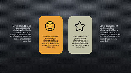 Plantilla de presentación plana de líneas delgadas, Diapositiva 14, 04174, Formas — PoweredTemplate.com