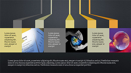 Plantilla de presentación de educación en el estilo de diseño de cuadrícula, Diapositiva 12, 04177, Diagramas y gráficos educativos — PoweredTemplate.com