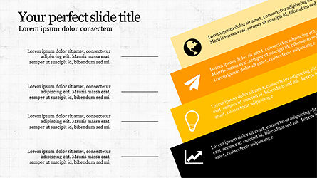Options and Stages Concept, PowerPoint Template, 04179, Stage Diagrams — PoweredTemplate.com