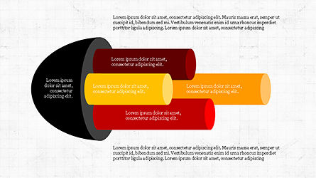 Conceptos del diagrama del cilindro, Diapositiva 2, 04180, Modelos de negocios — PoweredTemplate.com