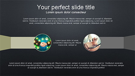 Concept d'options et de photos, Diapositive 11, 04182, Schémas d'étapes — PoweredTemplate.com