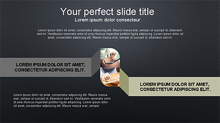 Concepto de opciones y fotos, Diapositiva 12, 04182, Diagramas de la etapa — PoweredTemplate.com