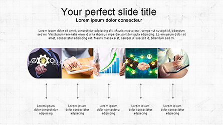 Concepto de opciones y fotos, Diapositiva 2, 04182, Diagramas de la etapa — PoweredTemplate.com