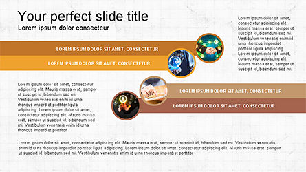 Concept d'options et de photos, Diapositive 7, 04182, Schémas d'étapes — PoweredTemplate.com