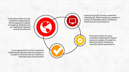 Concept de présentation de marketing social, Diapositive 4, 04184, Modèles de présentations — PoweredTemplate.com